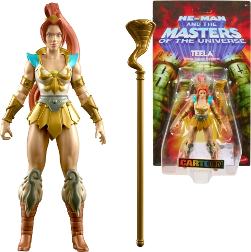 Mattel Masters of the Universe Origins figurka Teela 14 cm s příslušenstvím