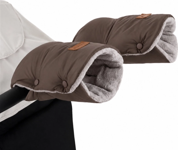 Petite&Mars rukávník na kočárek Jasie dark walnut