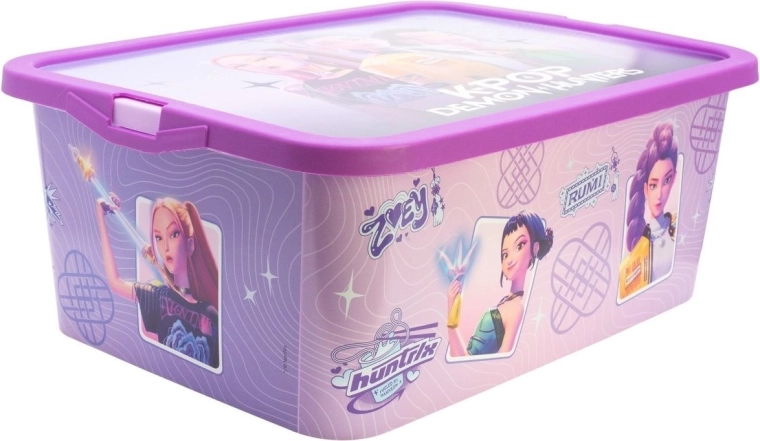 STOR úložný box 13 l K-Pop: Lovkyně démonů fialový