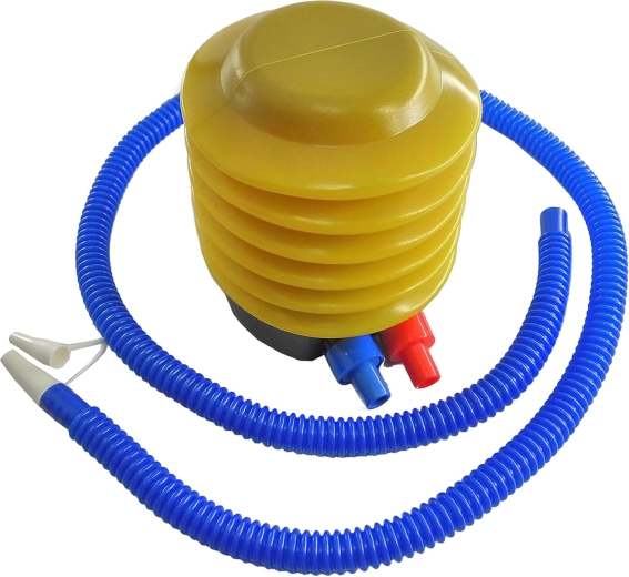 nožní vzduchová pumpa s obousměrným chodem a sadou nástavců