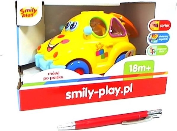 SmilyPlay zábavné autíčko se světlem a hudbou