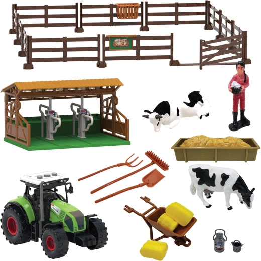 Hrací set farma se světly a zvuky, 43 ks