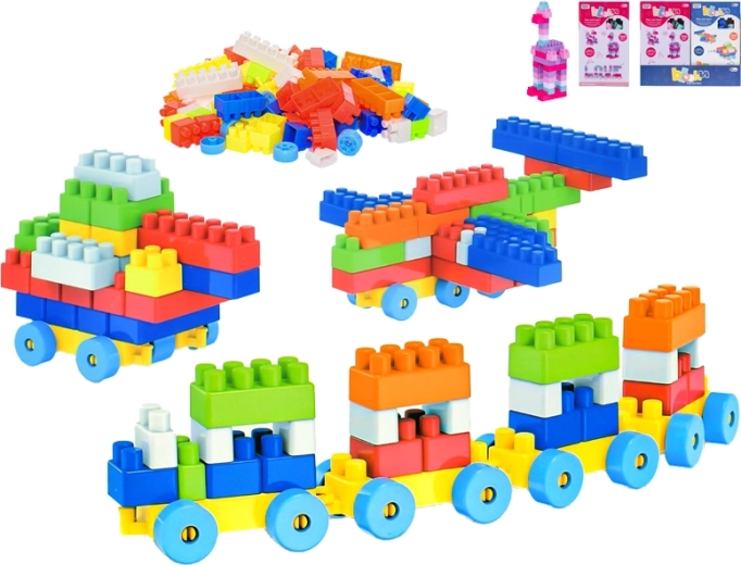 Stavebnice vozidel 100 dílků pro děti od 3 let