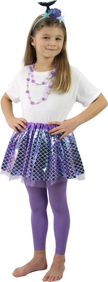 Dětský kostým mořská panna se sukní a čelenkou