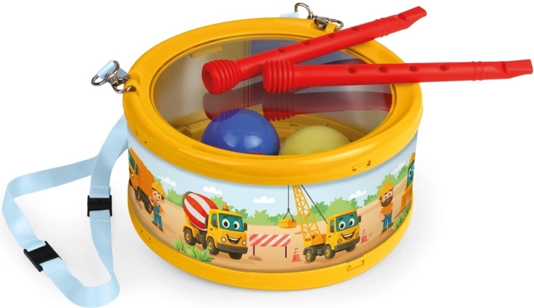 Veselý bubínek – Staveniště 17 cm