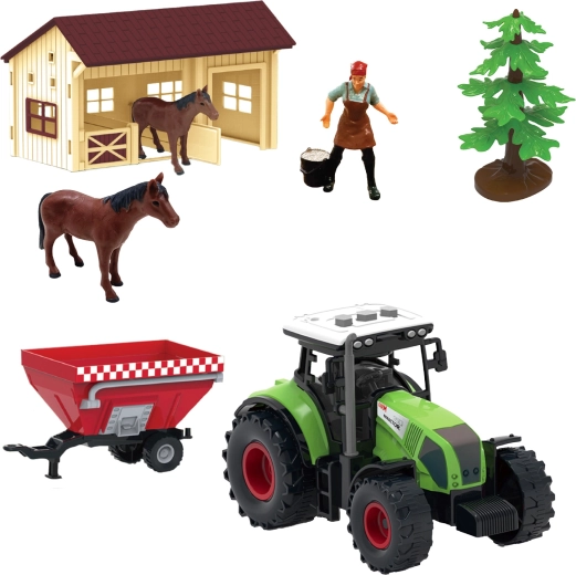 Hrací set farma se světly a zvuky, 10 dílů