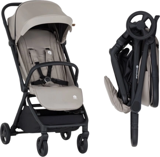 Petite&Mars sportovní kočárek Flip Platinum Grey