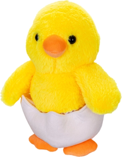 Plyšové káčátko ve skořápce 19 cm