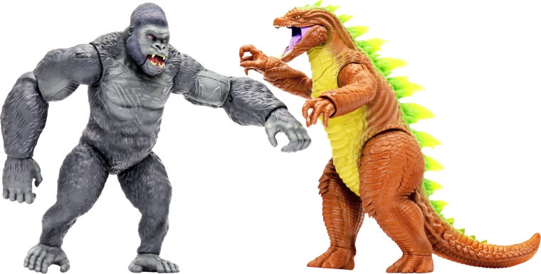 Primal Clash souboj Boss vs King Kaiju – sada akčních figurek 21 cm