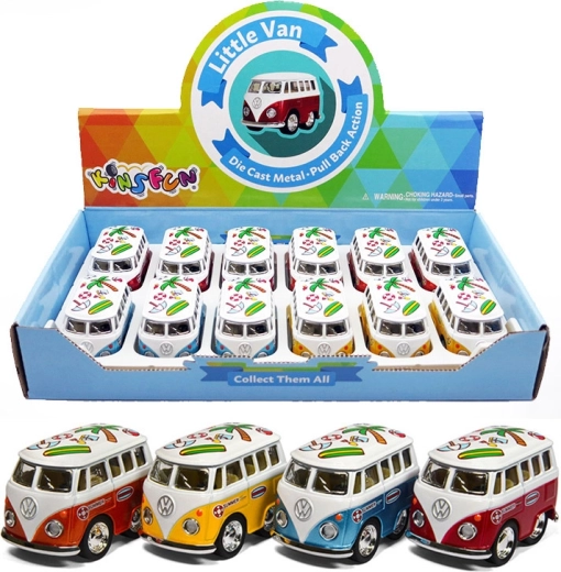 Kovový model dodávky VOLKSWAGEN Little Van – 4 varianty