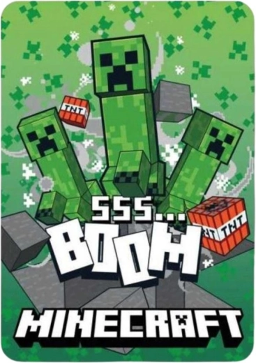Flísová deka Minecraft - 1 kus