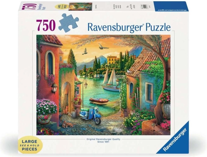 Ravensburger puzzle Vily na pobřeží XL 750 dílků