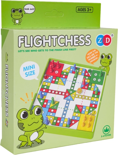 Cestovní stolní hra Ludo Žába
