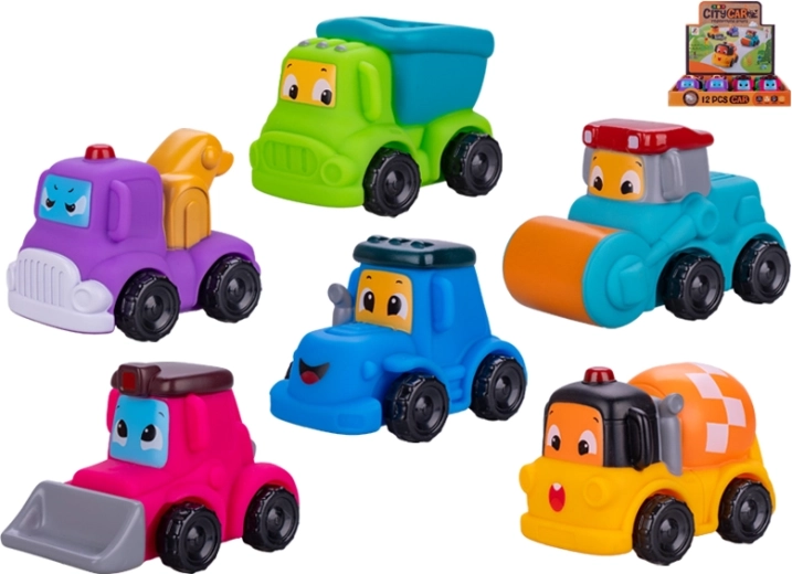 Měkká stavební vozidla pro děti 18+ měsíců