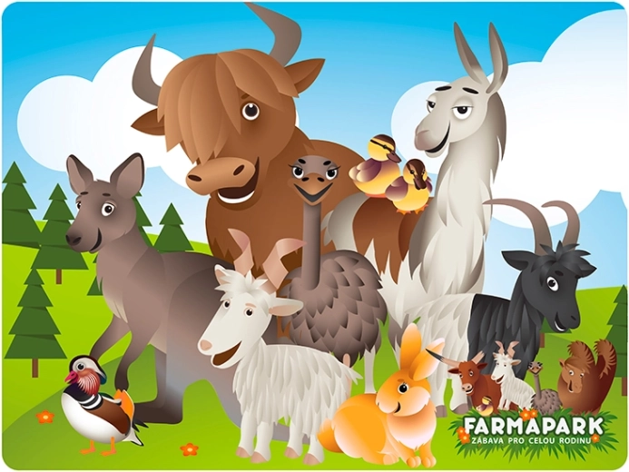 3D pohlednice Farmapark 3