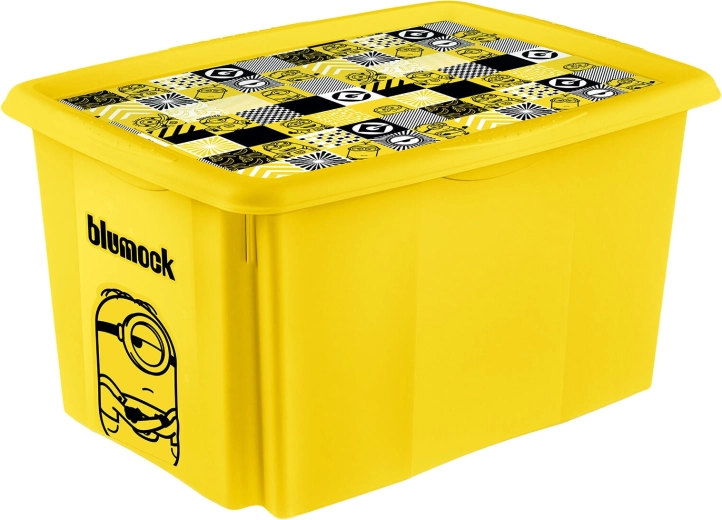 Úložný box Mimoni s víkem 45 l