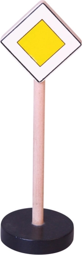 Dřevěné dopravní značky pro děti