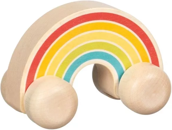 Goki duhové dřevěné autíčko