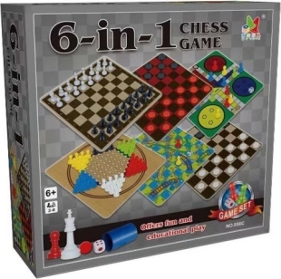 Soubor stolních her 6v1 Alltoys
