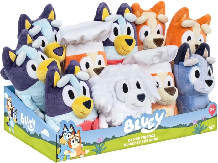 Bluey plyšová figurka 20 cm (náhodný motiv) - 1 kus