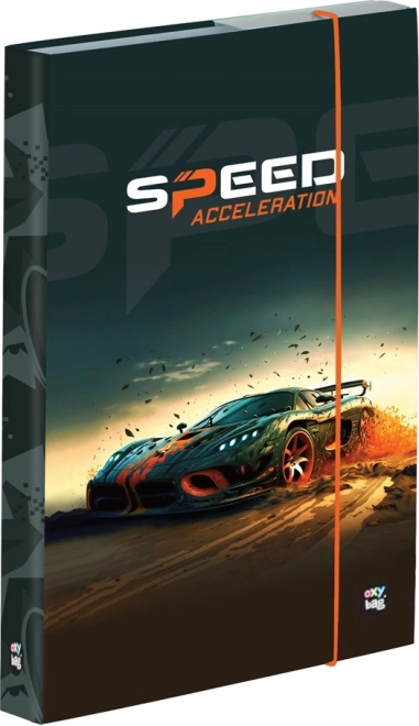 Box na sešity A4 s motivem auta