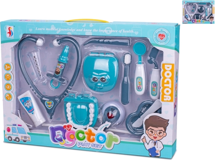 Doktorská sada se světlem a zvukem na baterie