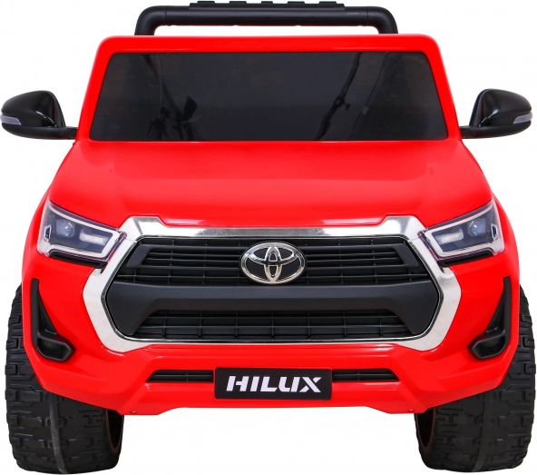 Dětské elektrické auto TOYOTA Hilux 4x4 s dálkovým ovládáním – červený pickup