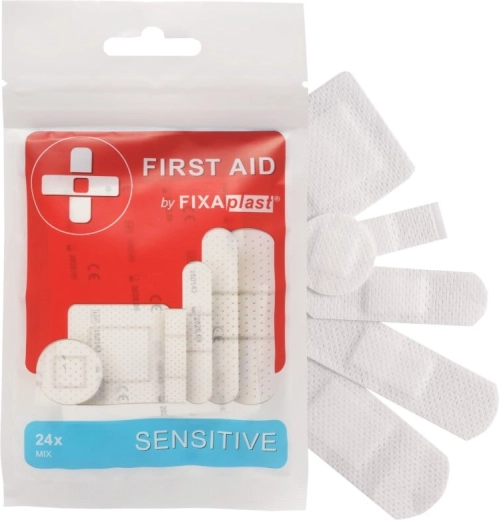 Fixaplast first aid sensitive náplasti pro citlivou pokožku (24 ks)