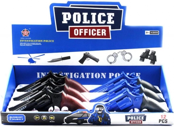 Hračka revolver se zvukem