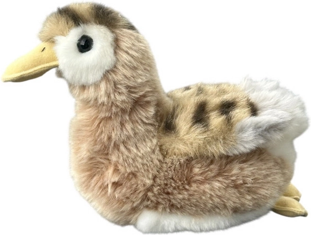 Šedá plyšová kachnička 19 cm