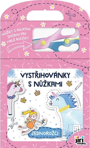Vystřihovánky s dětskými nůžkami jednorožci