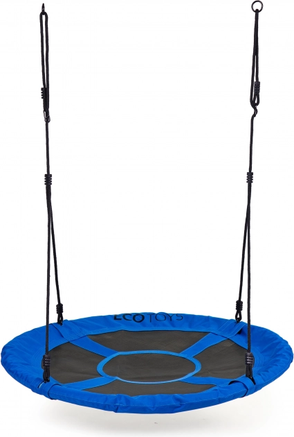 Zahradní hnízdová houpačka 100 cm modrá ECOTOYS