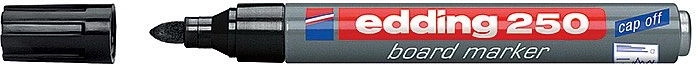 Popisovač na bílé tabule Edding 250, černý