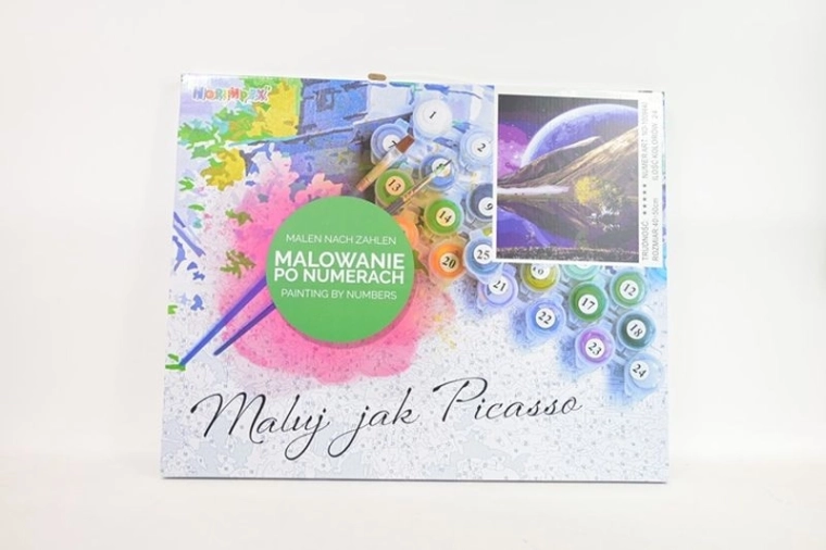 Malování podle čísel Planeta