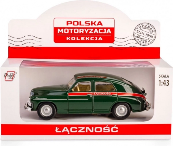 Model auta Warszawa M-20 Łączność 1:43 die-cast