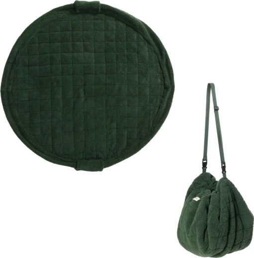 Play&Go noomad soft teddy evergreen hrací deka a vak na hračky 3v1
