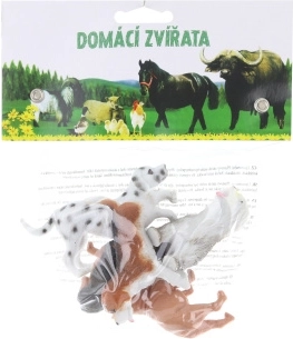 Plastová zvířátka – psi, sada 5 ks