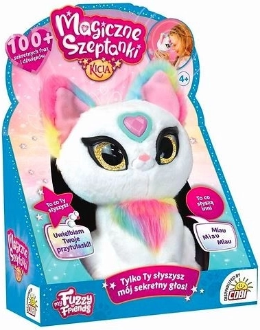 Interaktivní plyšová kočička s tajnými šepoty COBI Magiczne Szeptanki Kicia