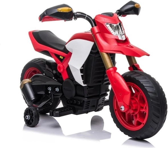 Dětská elektrická motorka – červená