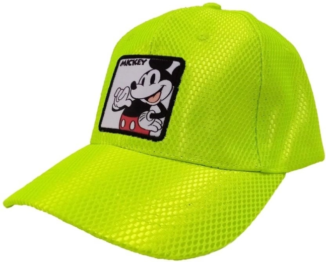 Dětská zelená kšiltovka Mickey Mouse – Velikost: 54
