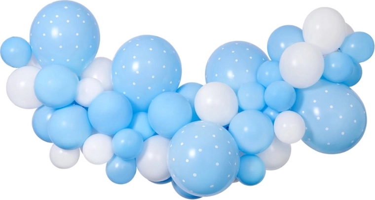 Girlanda z balónků Gemar DIY baby blue