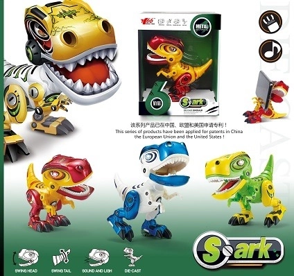 Interaktivní dinosaurus T‑Rex SPARKYS se světly a zvuky