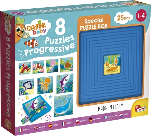 Progresivní dětské puzzle CAROTINA Baby – 8