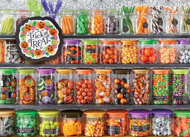 Puzzle Halloween: Trick or Treat 1000 dílků od COBBLE HILL