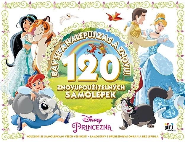 Disney Princezny – znovupoužitelné samolepky