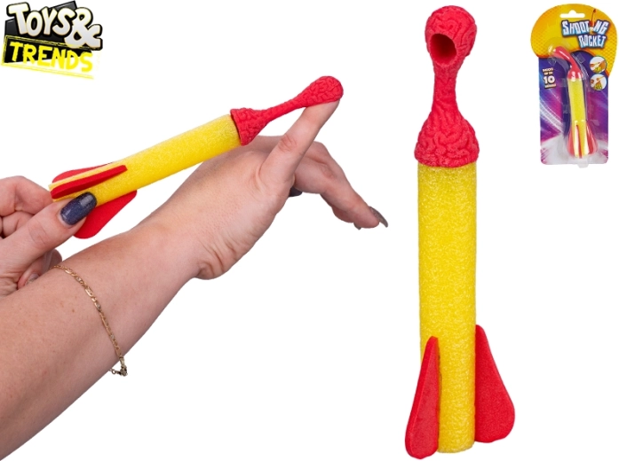 Vystřelovací raketa 15 cm pro děti TOYS & TRENDS