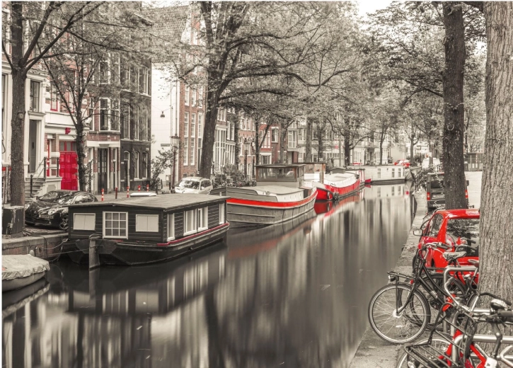 Puzzle DINO Amsterdam – kanál, 3000 dílků