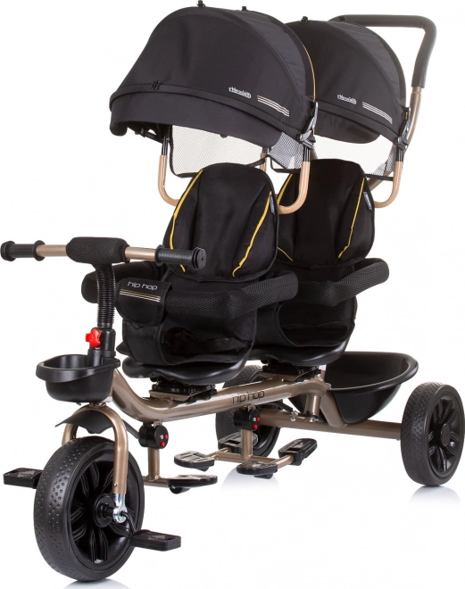 Tříkolka pro dvojčata Hip Hop od Chipolino – Ebony