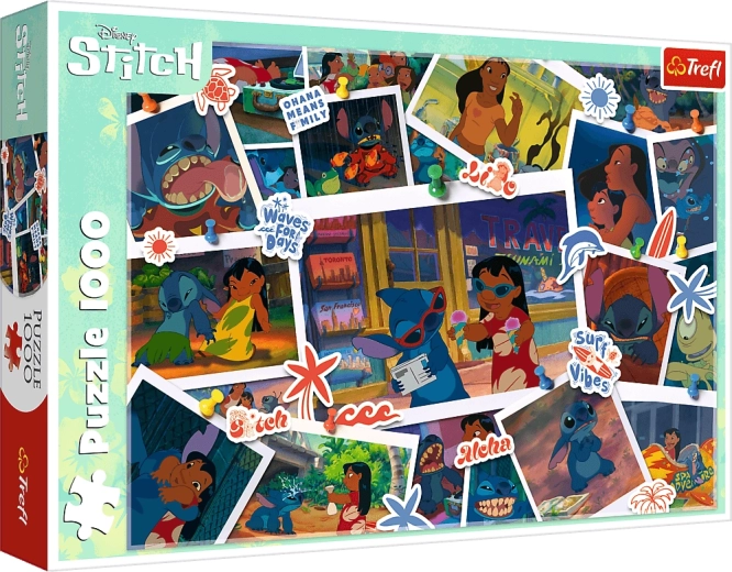 Puzzle 1000 dílků Lilo a Stitch Sladké vzpomínky
