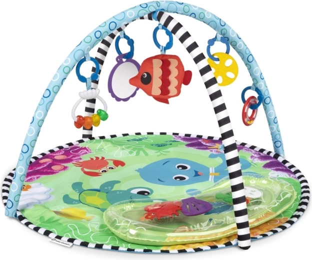 Baby Einstein deka na hraní 2v1 s vodní podložkou sea floor explorers 0m+